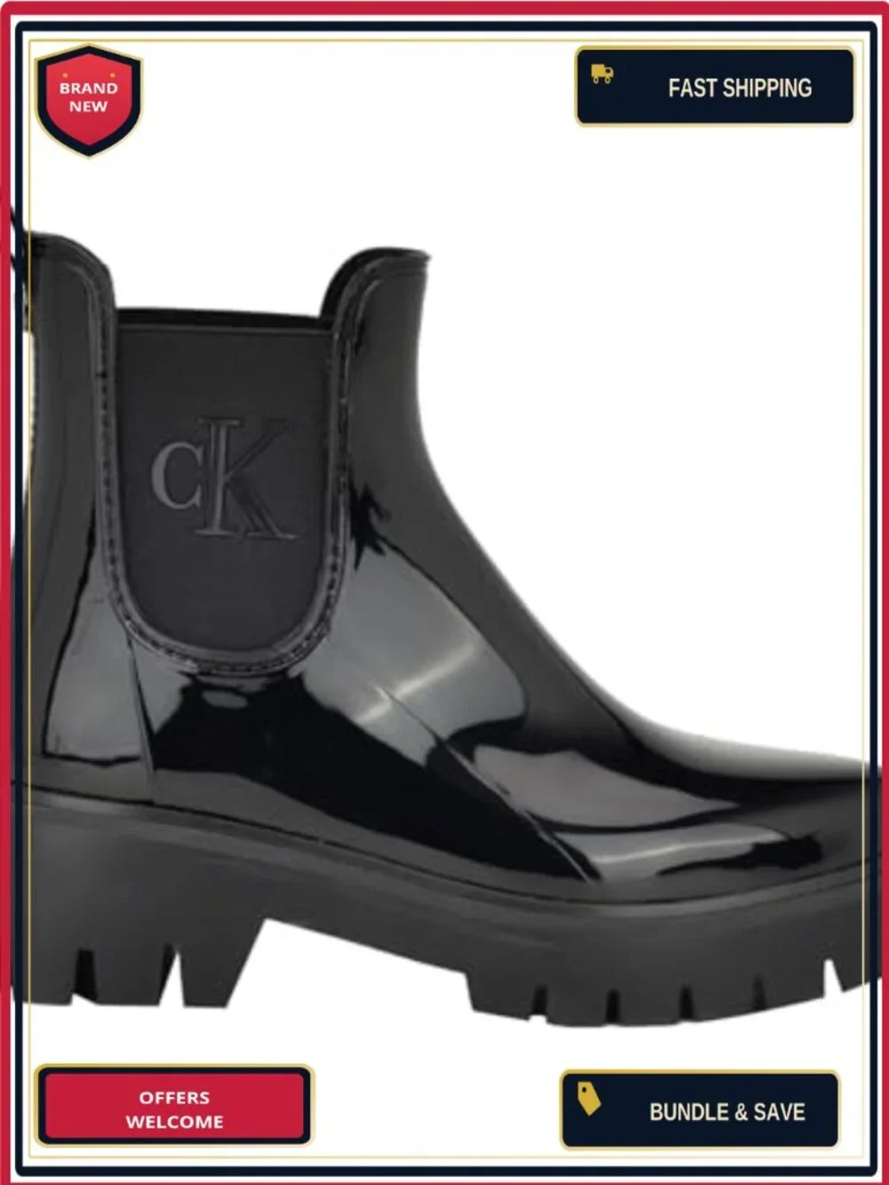 Wedge Heel Casual Ankle Booties Pull On Round Toe Synthetic